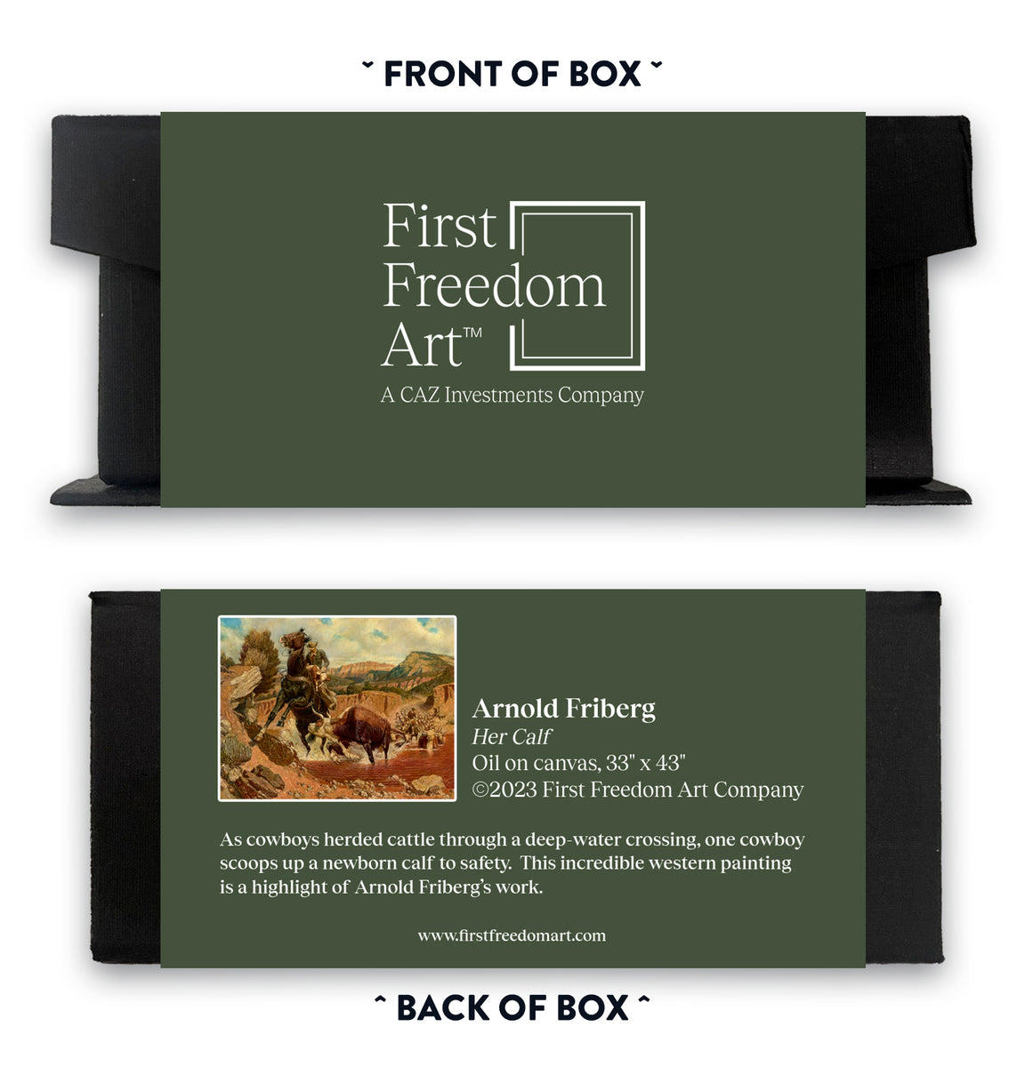 Her Calf paperweight – First Freedom Art Company