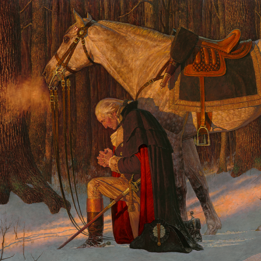The Prayer At Valley Forge Arnold Friberg